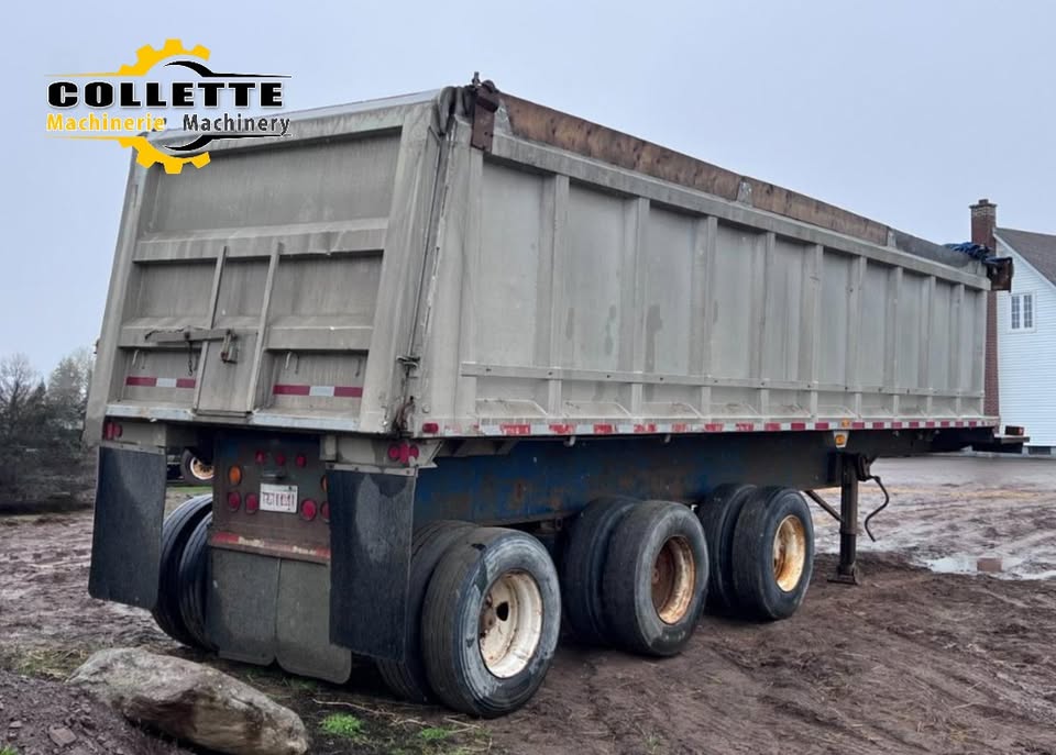 1998 Aluminum tri axle end dump trailer - Image 3