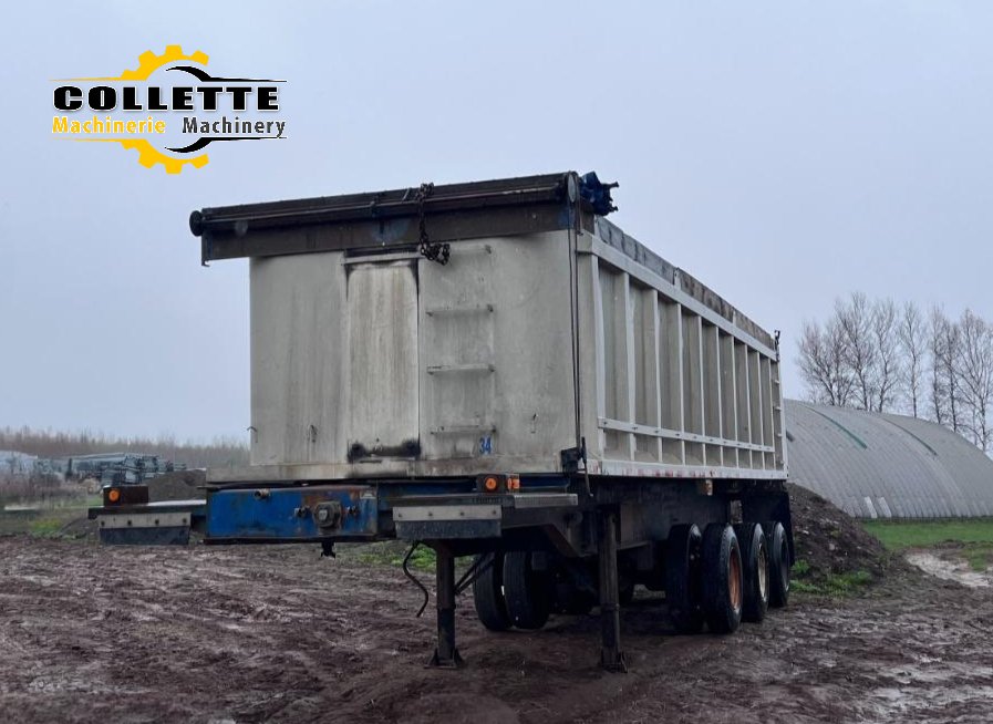 1998 Aluminum tri axle end dump trailer - Image 2