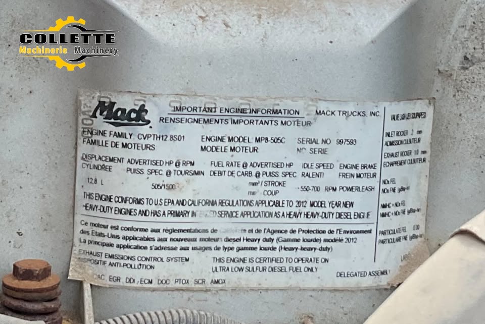 2013 Mack cxu613 (pinnacle) - Image 12